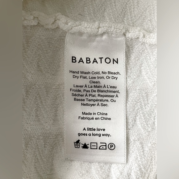 ARITZIA BABATON Essamba Tube Top, Size Small, White - Picture 3 of 5